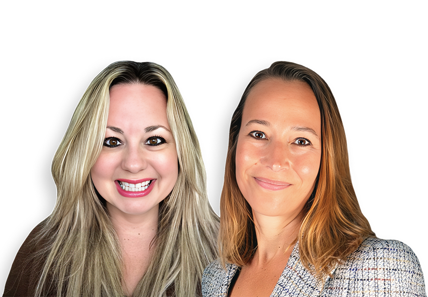 Meghan Juday and Mary Nicoletti